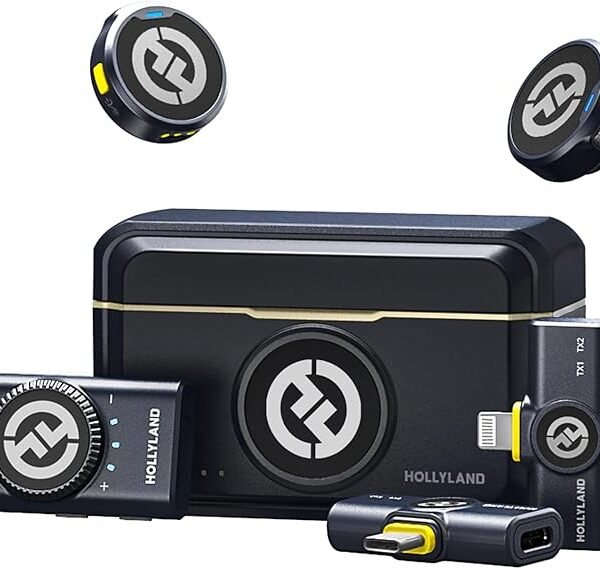 Hollyland Lark M2 Microfone de Lapela sem Fio(2TX+3RX)